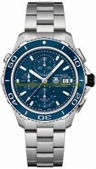 TAG Heuer Watches : CAK2112.BA0833 Automatic Chronograph Blue Dial Date Stainless Steel Men Watch
