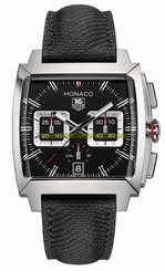 TAG Heuer Watches : CAL2113.FC6536 Automatic Chronograph Date Black Leather Men Watch