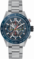 TAG Heuer Watches : CAR201T.BA0766 Caliber Heuer 01 Skeleton Dial Stainless Steel Men Watch