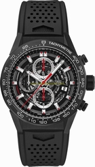 TAG Heuer Watches : CAR2090.FT6088 Caliber Heuer 01 Automatic Chronograph Date Black Rubber Men Watch