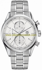 TAG Heuer Watches : CAR2111.BA0724 Automatic Chronograph Silver Dial Date Stainless Steel Men Watch