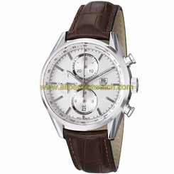 TAG Heuer Watches : CAR2111.FC6291 Automatic Chronograph Date Brown Leather Men Watch