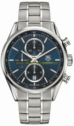 TAG Heuer Watches : CAR2115.BA0724 Automatic Chronograph Blue Dial Date Stainless Steel Men Watch