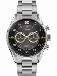 TAG Heuer Watches : CAR2B10.BA0799 Automatic Calibre 36 Black Dial Stainless Steel Case And Bracelet Men Watch