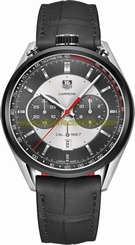 TAG Heuer Watches : CAR2C11.FC6327 Automatic Chronograph Date Black Leather Men Watch