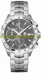 TAG Heuer Watches : CAT2013.BA0952 Automatic Chronograph Gray Dial Date Stainless Steel Men Watch