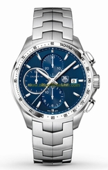 TAG Heuer Watches : CAT2016.BA0952 Automatic Chronograph Blue Dial Date Stainless Steel Men Watch