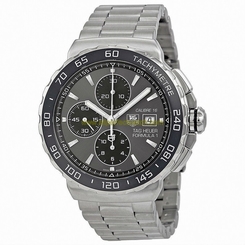 TAG Heuer Watches : CAU2010.BA0874 Automatic Chronograph Gray Dial Date Stainless Steel Men Watch