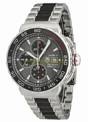 TAG Heuer Watches : CAU2011.BA0873 Automatic Chronograph Black Dial Date Stainless Steel and Ceramic Men Watch