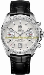 TAG Heuer Watches : CAV511B.FC6225 Automatic C.O.S.C Chronograph Date Black Leather Men Watch