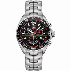 TAG Heuer Watches : CAZ1015.BA0883 Senna Special Edition Chronograph Date Stainless Steel Men Watch