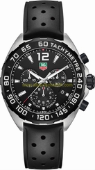 TAG Heuer Watches : CAZ1110.FT8023 Quartz Chronograph Date Black Rubber Men Watch