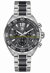 TAG Heuer Watches : CAZ1111.BA0878 Quartz Chronograph Date Stainless Steel and Black Ceramic Men Watch