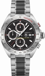 TAG Heuer Watches : CAZ2010.BA0970 Black Dial Stainless-steel-ceramic Band Men Watch