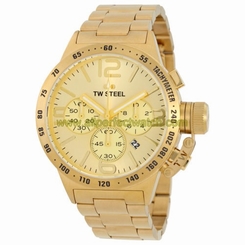 TW Steel Watches : CB103 Quartz Chronograph Date Gold Tone Stainless Steel Men Watch