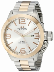 TW Steel Watches : CB122 Silver Dial Stainless Steel Band Men Watch
