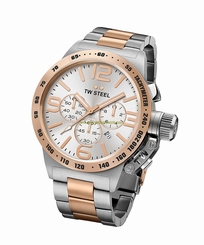 TW Steel Watches : CB123 Silver Dial Stainless Steel Band Men Watch