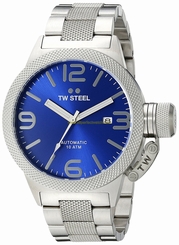 TW Steel Watches : CB15 Blue Dial Stainless Steel Band Men Watch