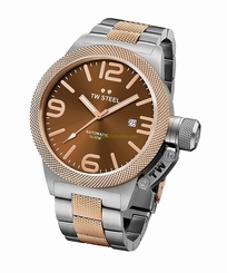TW Steel Watches : CB156 Brown Dial Stainless Steel Band Men Watch