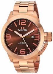TW Steel Watches : CB192 Brown Dial Stainless Steel Band Men Watch