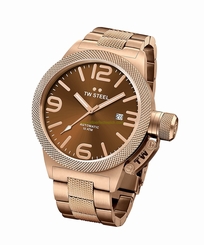TW Steel Watches : CB196 Brown Dial Stainless Steel Rose Gold Plated Men Watch
