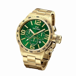 TW Steel Watches : CB223 Green Dial Stainless Steel Band Men Watch