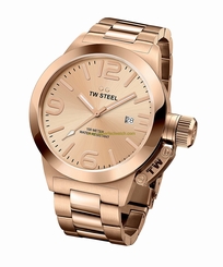 TW Steel Watches : CB231 Rose Gold Dial Calendar Night Light Men Watch