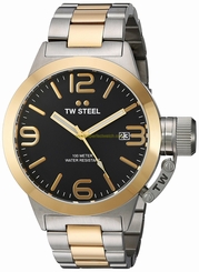 TW Steel Watches : CB42 Black Dial Stainless Steel Women Watch