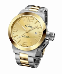 TW Steel Watches : CB51 Gold Dial Stainless Steel Women Watch