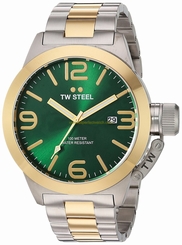TW Steel Watches : CB62 Quartz Analog Date Stainless Steel Men Watch