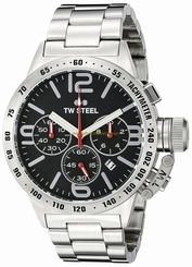 TW Steel Watches : CB7 Black Dial Stainless Steel Women Watch