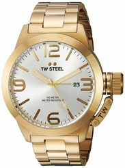 TW Steel Watches : CB82 Silver Dial Stainless Steel Band Men Watch