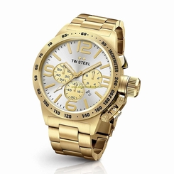 TW Steel Watches : CB83 Silver Dial Strainless Steel Band Men Watch