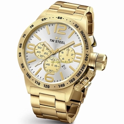 TW Steel Watches : CB84 Silver Dial Strainless Steel Band Men Watch