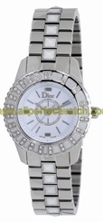 Christian Dior Watches : CD112113M001 Quartz Diamonds Set Bezel Women Watch