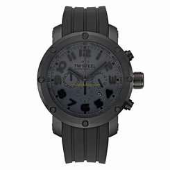 TW Steel Watches : CE1029 Black Dial Pvd Black Band Men Watch