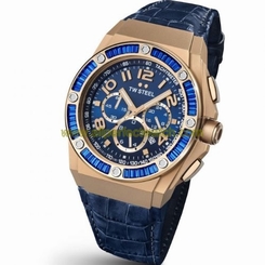 Tw Steel Watches : CE4007 Quartz Chronograph Gold Tone 44mm CEO Tech Men Watch