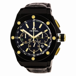 TW Steel Watches : CE4017 Black Dial Calendar Night Light Men Watch