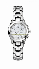 TAG Heuer Watches : CJF1312.BA0580 Quartz Mother of Pearl Diamond Dial Stainless Steel Women Watch