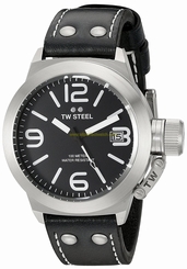 TW Steel Watches : CS1 Black Dial Stainless Steel Band Men Watch