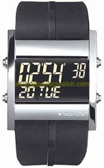 TAG Heuer Watches : CS111C.FT6003 Quartz Microtimer Multifunction Black Rubber Men Watch