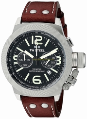 TW Steel Watches : CS24 Black Dial Leather Women Watch