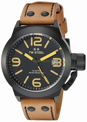 TW Steel Watches : CS41 Black Dial Stainless Steel Band Men Watch