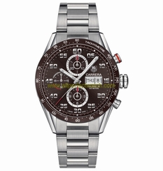 TAG Heuer Watches : CV2A1S.BA0799 Automatic Calibre 16 Chronograph Day Date Ceramic Case Stainless Steel Men Watch