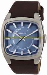 Diesel Watches : DZ1527 Quartz Stainless Steel Case With Black Leather Strap Men Watch