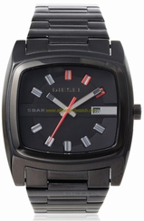 Diesel Watches : DZ1557 Quartz Analog Date Black Dial Stainless Steel Men Watch