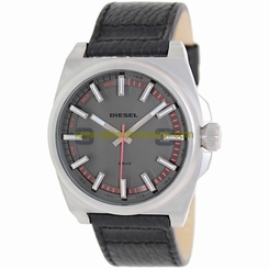 Diesel Watches : DZ1613 Quartz Analog Gray Dial Leather Men Watch