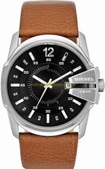 Diesel Watches : DZ1617 Quartz Analog Date Brown Leather Strap Men Watch