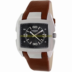 Diesel Watches : DZ1628 Quartz Analog Black Dial Leather Men Watch