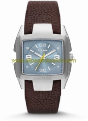Diesel Watches : DZ1629 Quartz Analog Blue Dial Leather Men Watch